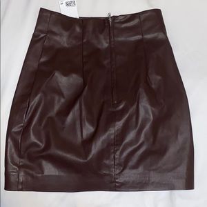 H&M Faux leather skirt. NWT